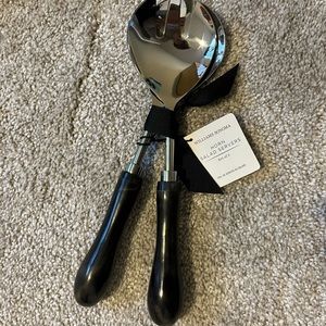 William Sonoma Horn Salad Servers